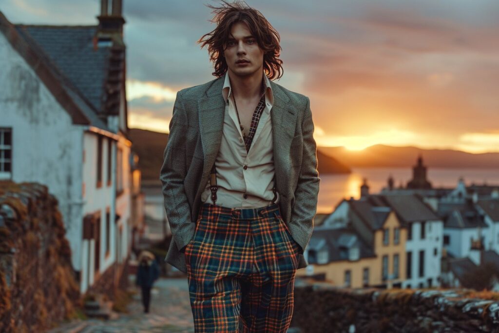 Le Guide du Voyageur Élégant : Comment Associer les Pantalons Écossais à Votre Garde-Robe