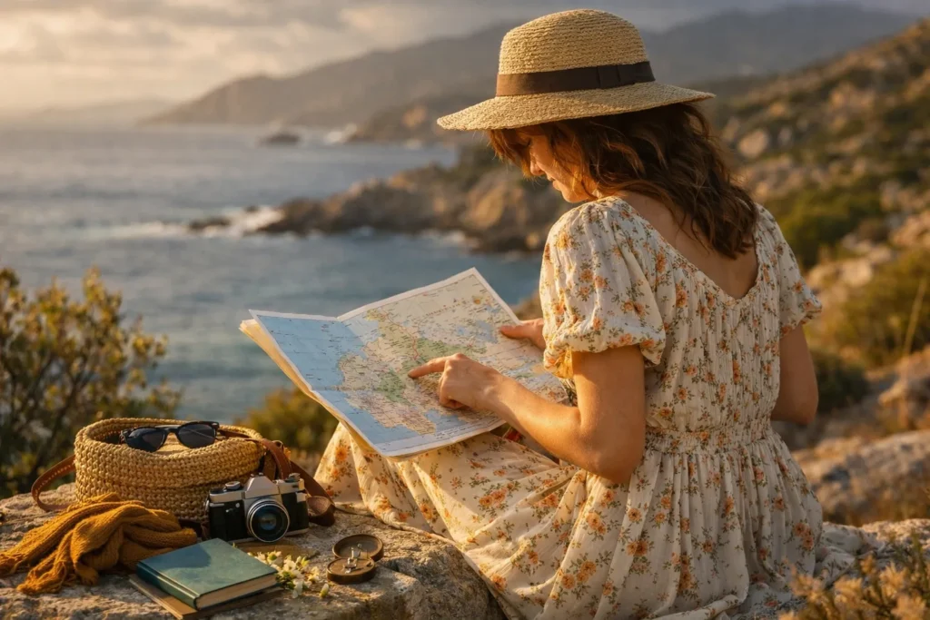 Explorer le monde avec des robes champêtres fleuries : une invitation au voyage