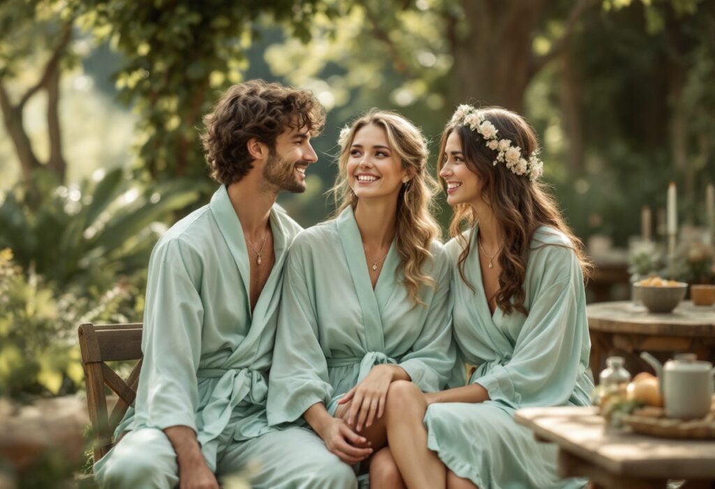 Robes vert d’eau et escapades bohèmes : quand l’invitation au mariage devient un appel au voyage