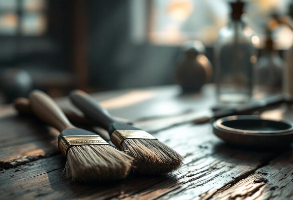 Tableaux zen en itinérance : des pinceaux qui rappellent les chemins d’asie