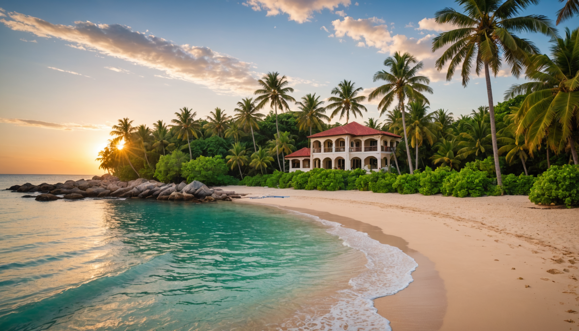 découvrez nos villas et resorts d'exception en bord de mer, version tropiques, offrant un accès direct aux plages paradisiaques pour des vacances inoubliables.