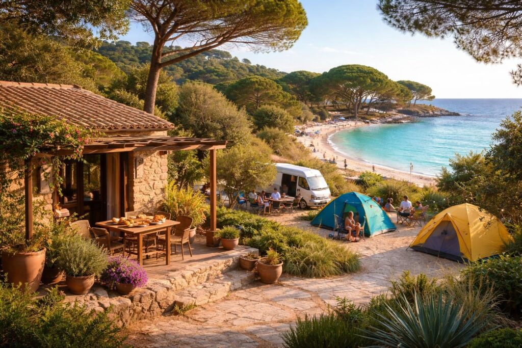 Optimiser son budget vacances en Corse avec hébergements Airbnb, campings et bons plans Palombaggia