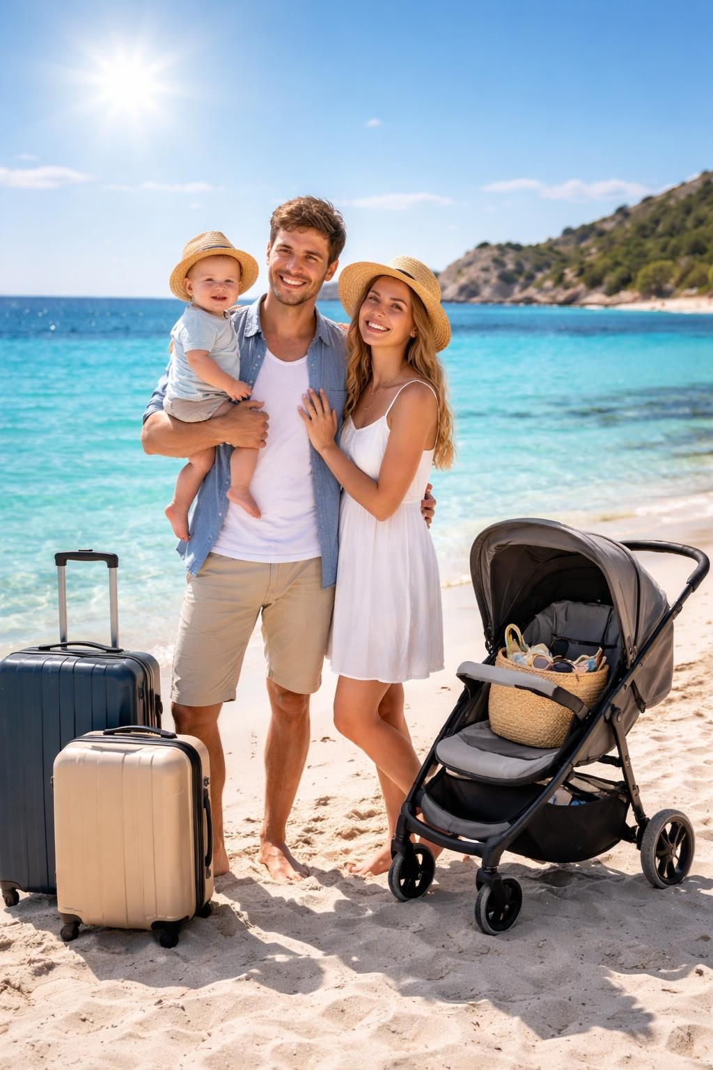 préparez vos vacances en corse avec bébé en toute sérénité : conseils pour bien organiser vos bagages et votre trousse pharmacie.