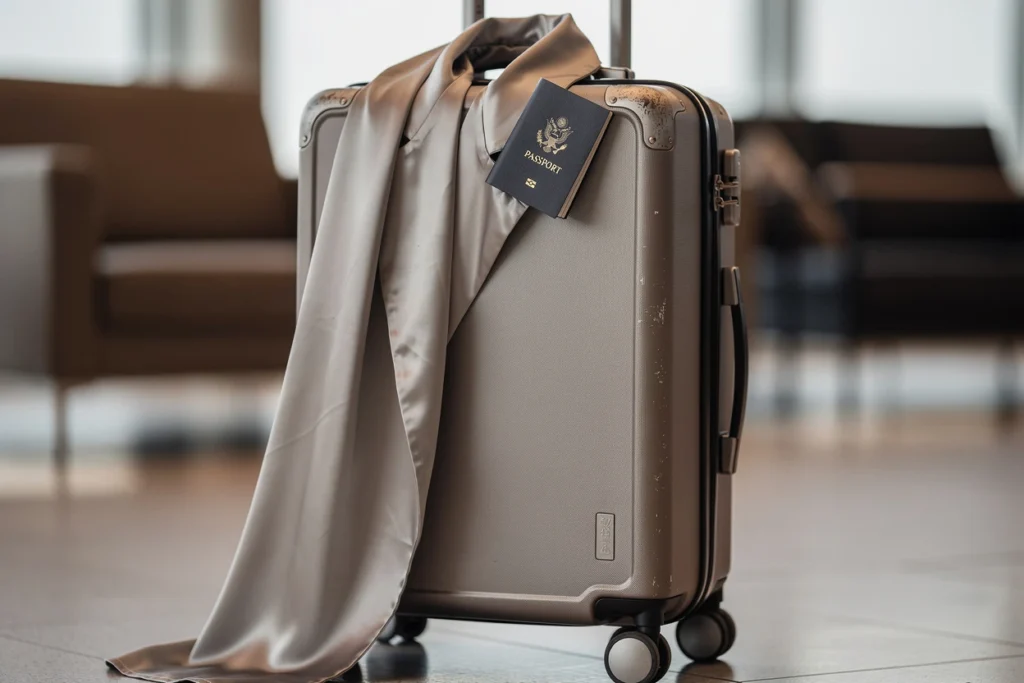 Robe satin & passeport prêt : Les looks parfaits pour voyager léger sans sacrifier l’élégance